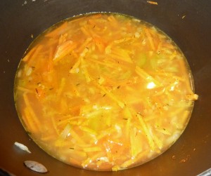 sweet potato and pear soup