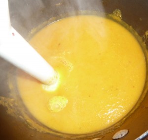 sweet potato and pear soup