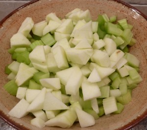 Celery and Apple salad