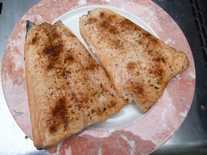 Barbecued Salmon