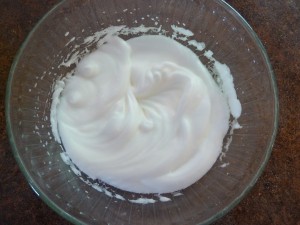 Lemon Trifle - egg whites