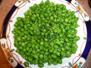 New Peas with Butter and Chives
