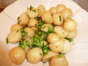 German Style Potato Salad - coated with vinaigrette