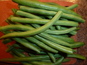 Green Beans with Pepitas and Basil