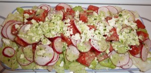 Watermelon and Radish Salad