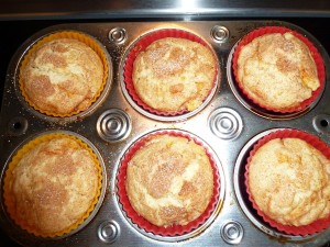 Peach Shortcake Muffins