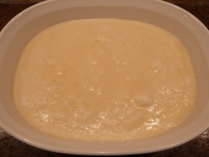 Lemon Pudding Cake - before baking