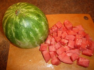 Salt and Pepper Watermelon