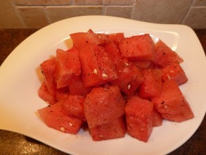 salt and pepper watermelon