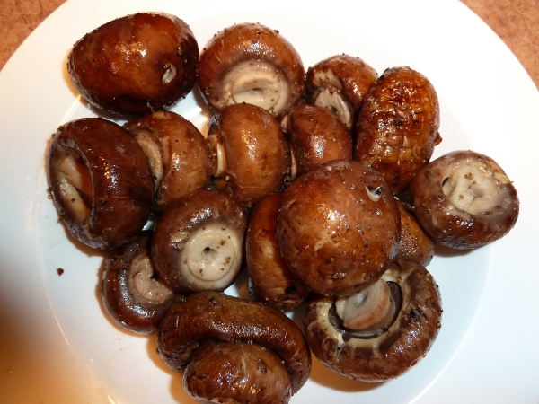 Grilled Marinated Mushrooms