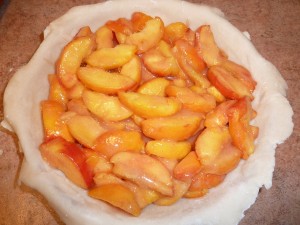 Peach Pie - the filling