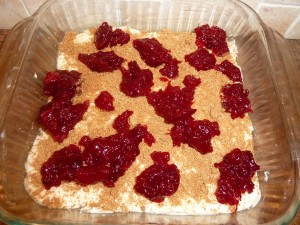 Cranberry Coffee Cake - ready to bake