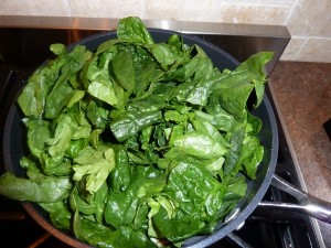 Spinach, Artichoke and Mozzarella Flan - spinach