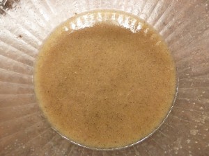 Roasted Vanilla Pears - the sauce
