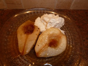 Roasted Vanilla Pears