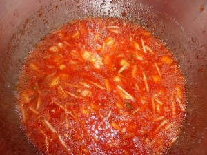 Red Pepper Relish - cover and leave overnight