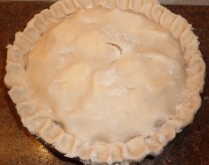 Pear Pie - ready to bake