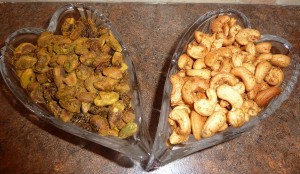 Curried Nuts & Chili Nuts