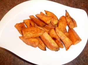 Roasted Sweet Potato Wedges