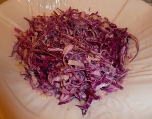 Red Cabbage Slaw