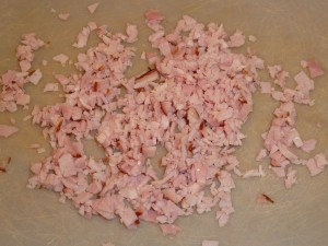 Lamb Chops Perinette - mince the ham
