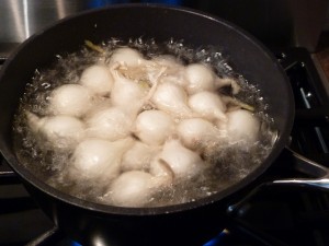 Coq au Vin - blanche the onions