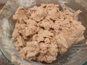 Butterscotch Cookies - add the flour mixture