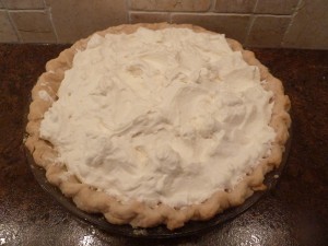 Key Lime Pie - with whipped cream topping
