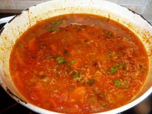 Alphabet Soup - Vegetable Beef Soup