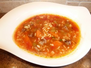 Alphabet Soup - Vegetable Beef Soup