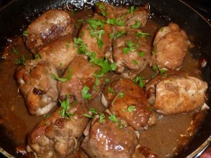 Chicken Bourguignon