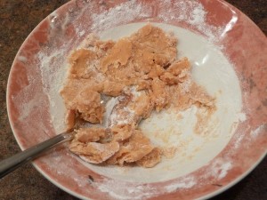 Chicken Bourguignon - flour butter barbecue sauce
