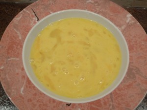 Chicken Parmesan - beaten eggs