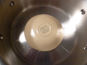 Carrot Chrismas Pudding - prepare the pan
