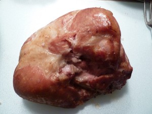 Ginger Ale Baked Ham - let it sit