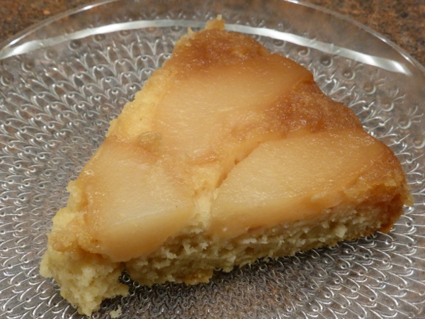 ginger pear upside down cake