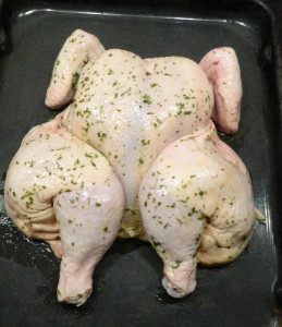 Butterflied Chicken - ready to roast