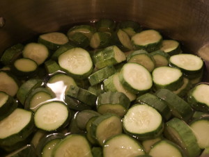 Nine Day Pickles - Brining